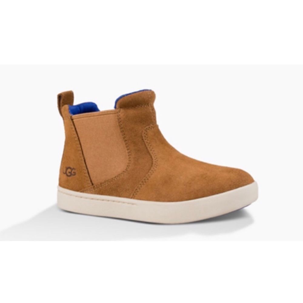 UGG Suede Hamden Chestnut Slip On Ankle Shoe Size 6
